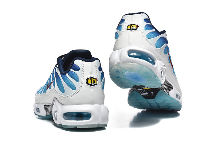 Nike Air Max Plus Blue White Running-Style Sneakers