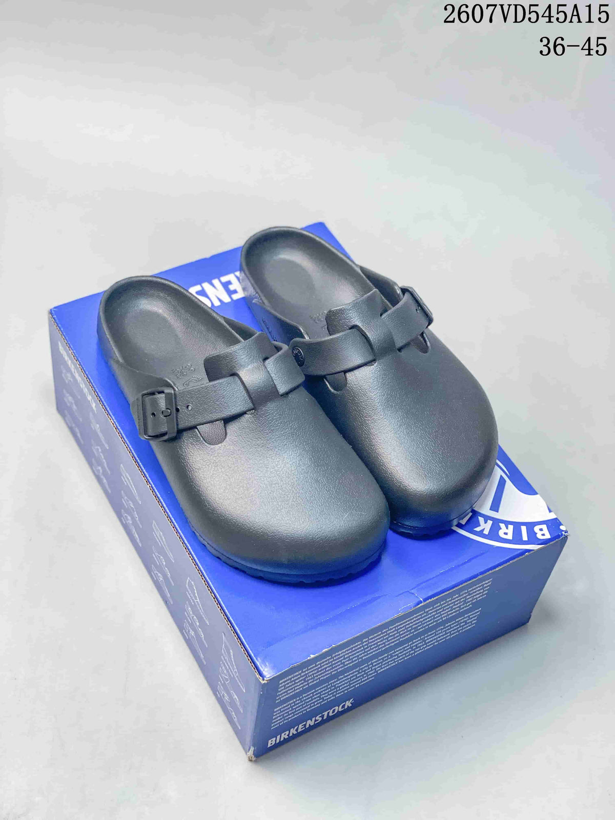 Birkenstock Madrid Big Buckle EVA Clog Sandals Black
