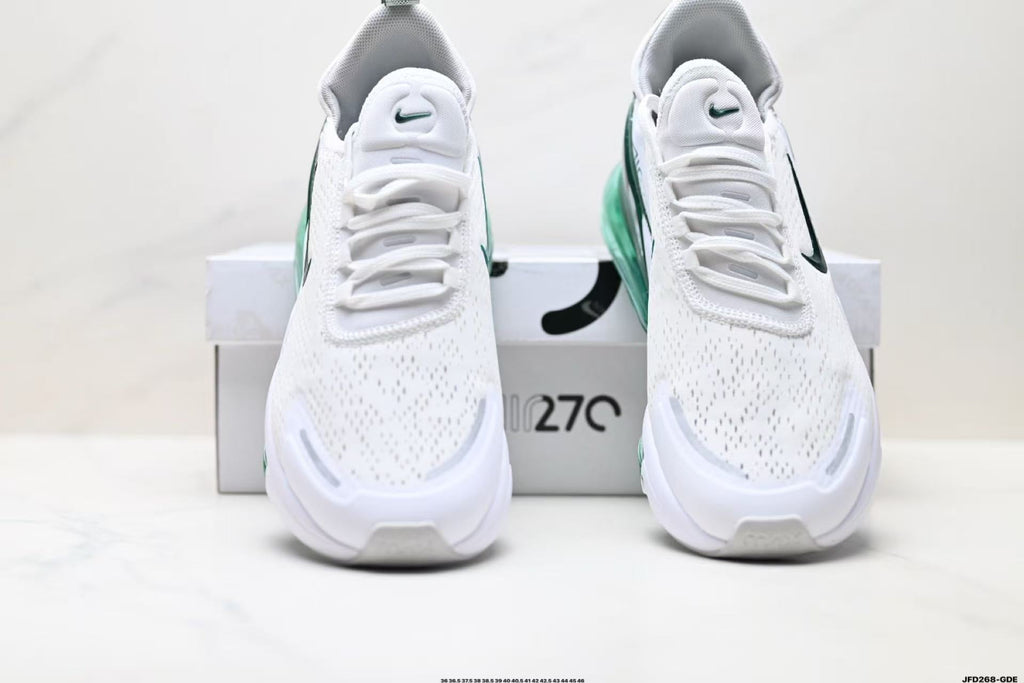 Nike Air Max 270 White and Green Sneakers IO9884-109