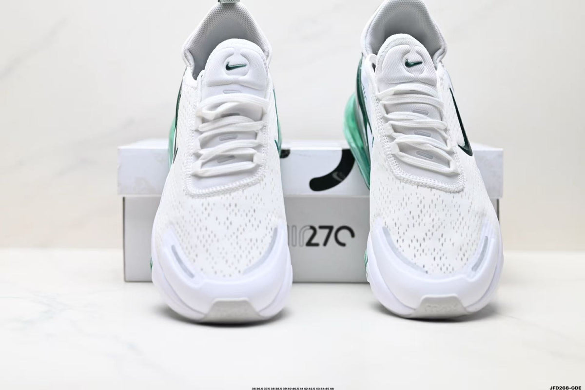 Nike Air Max 270 White and Green Sneakers IO9884-109