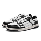 AIVIIRI MFS003-004 Black and White Low-Top Sneakers