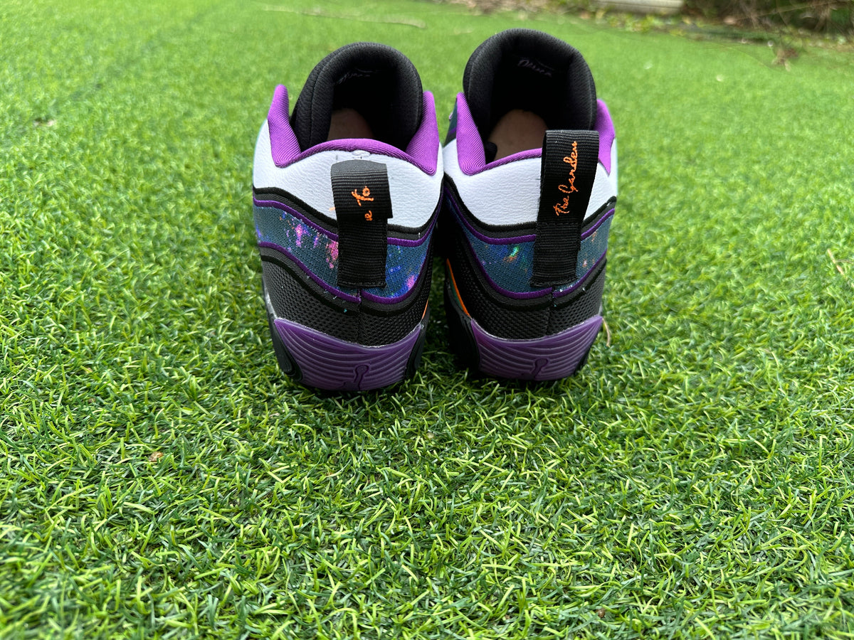 Jordan 680-3 Black Purple Basketball Sneakers