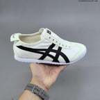 Onitsuka Tiger Mexico 66 Slip-On Sneakers White Black D342Q
