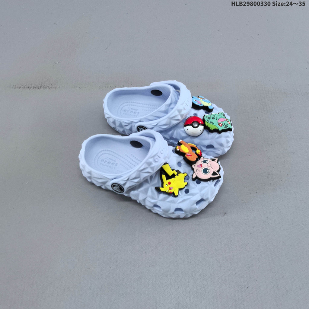 Crocs Classic Clog Kids' Shoes with Character Charms