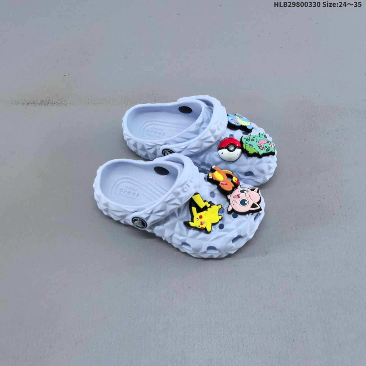 Crocs Classic Clog Kids' Shoes with Character Charms