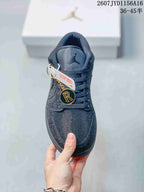 Jordan Air Jordan 1 Black Embellished Low-Top Sneakers