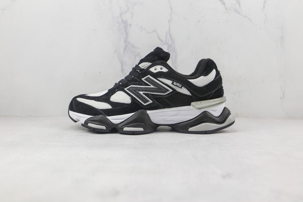 New Balance 9060 Black and White Sneakers