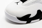Jordan 14 Low Sneakers in White and Black