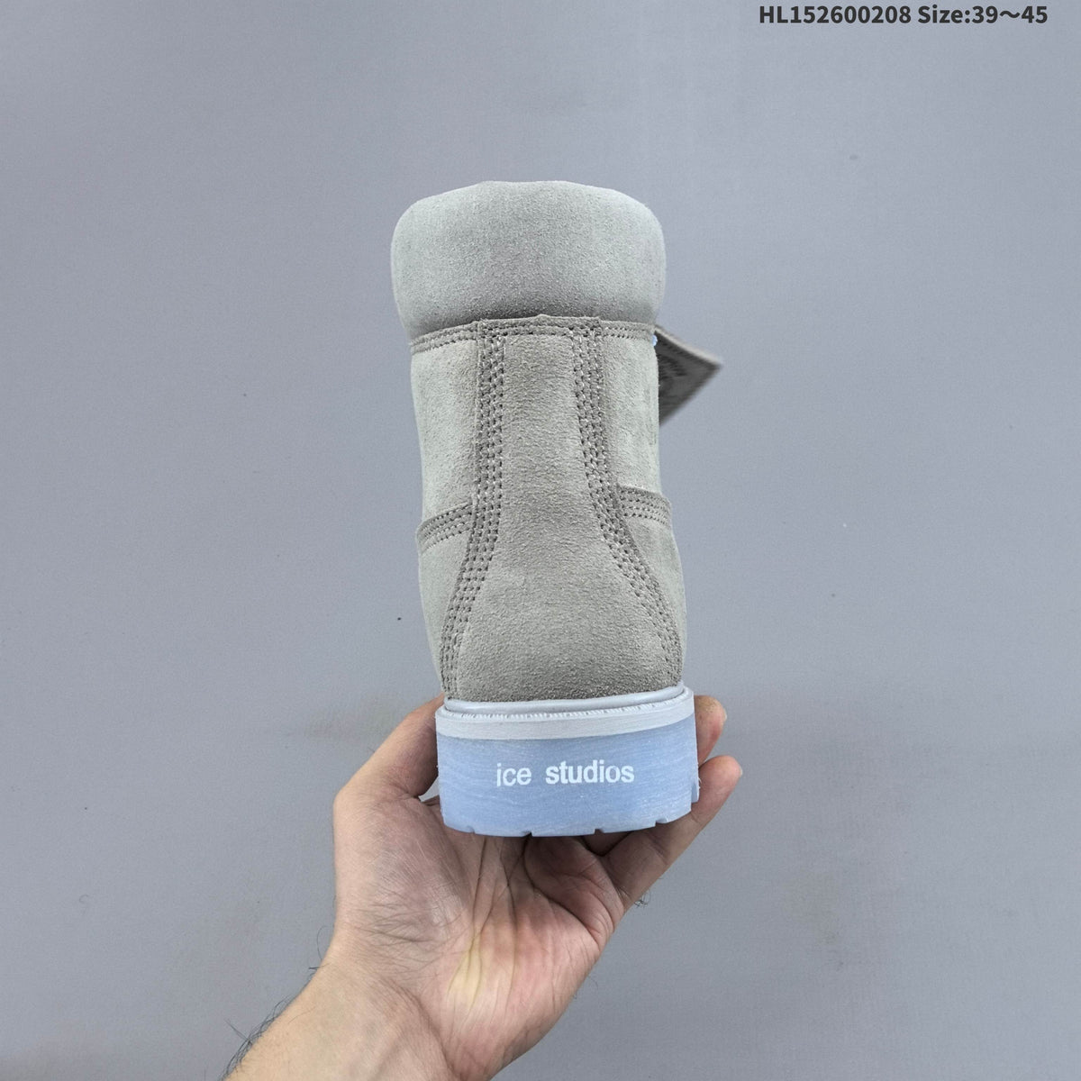 Timberland High-Top Lace-Up Boots in Grey