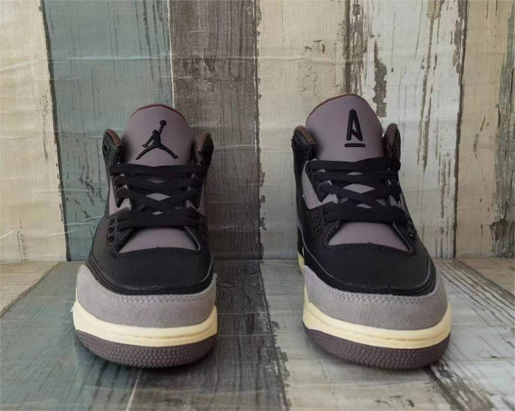 Jordan 3 Men’s Sneakers in Black and Coffee