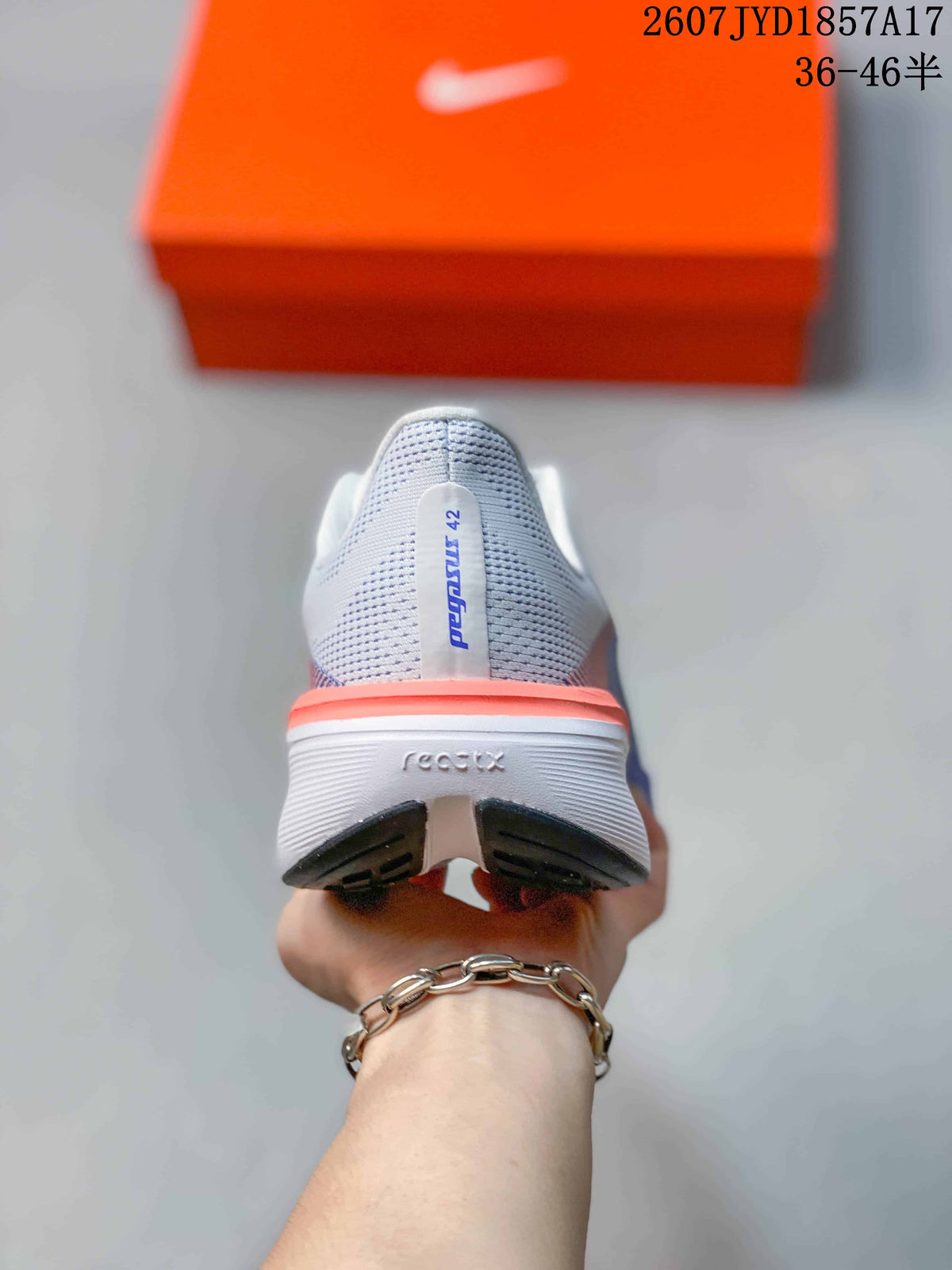 Nike Air Zoom Pegasus 42 Running Shoes White Blue IW2349-001
