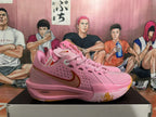 Nike Basketball Shoes in Pink and Gold