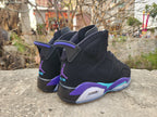 Jordan 6 High-Top Sneakers Black Purple Teal