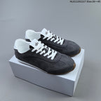 Alo Yoga Sunset Low-Top Suede Sneakers in Charcoal