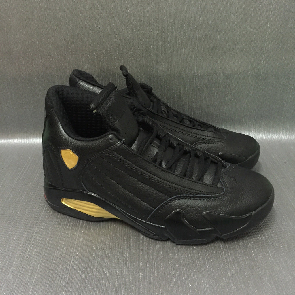 Jordan Air Jordan 14 Black Gold High-Top Sneakers