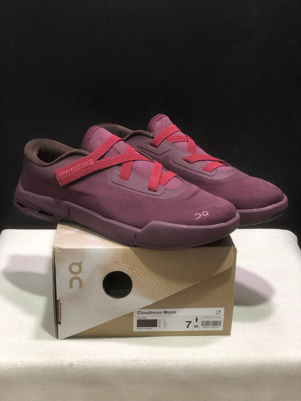 On Cloudnova Moon Sneakers in Plum
