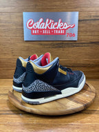 Jordan 3 Retro Black Cement Gold (Women's)
