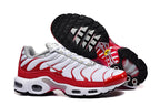 Nike Air Max Plus White and Red Sneakers F6224-101