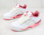 Jordan Air Jordan 5 Low White and Pink Sneakers DX4390-116