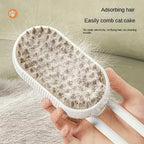 Pet Steam Spray Grooming Brush for Cats and Dogs