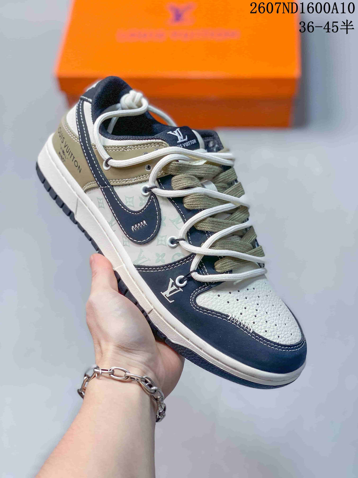 Nike SB Dunk Low Navy Cream Olive 2607ND1600A10