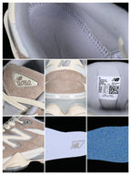 New Balance 9060 HSB Sneakers in Taupe and White