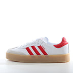 adidas Samba Platform Sneakers White Red Gum Sole