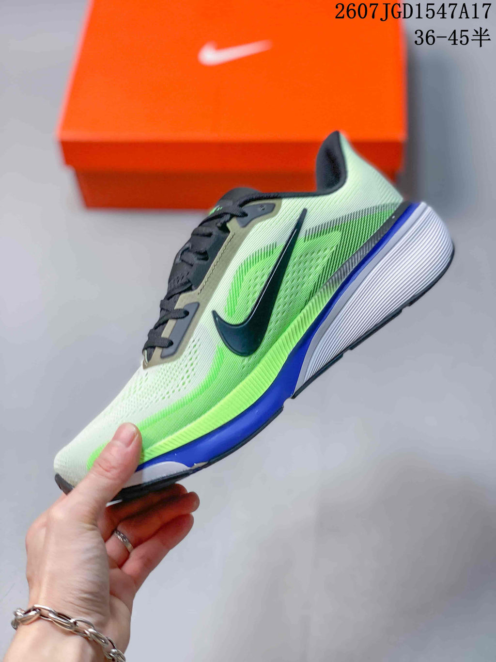 Nike Air Zoom Pegasus 42 Running Sneakers Green White