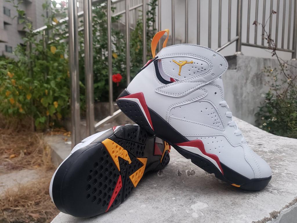 Air Jordan 7 High-Top Sneakers in Black or White