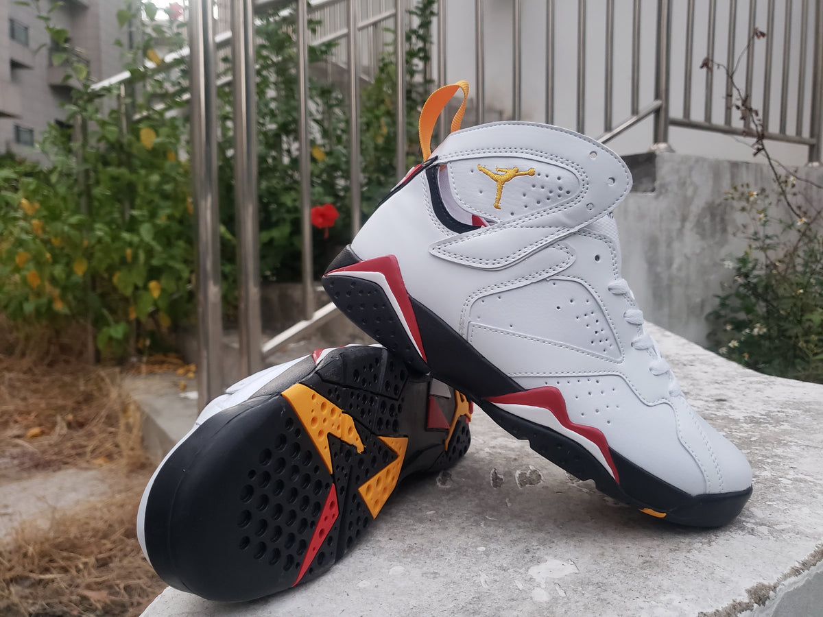 Air Jordan 7 High-Top Sneakers in Black or White