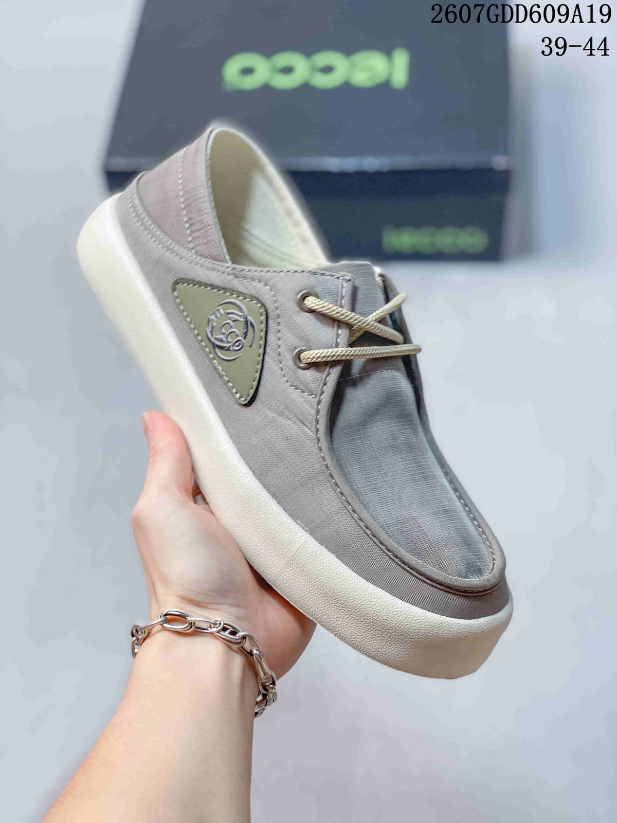 ECCO 2607GDD609A19 Gray Casual Sneakers