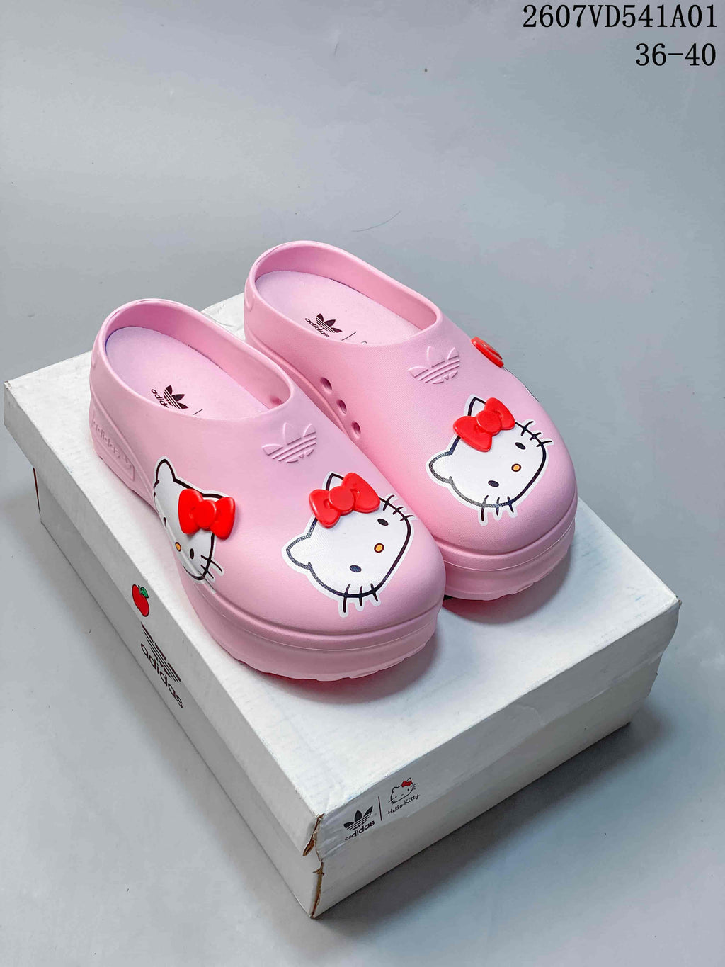 adidas x Hello Kitty Pink Platform Mule Clogs 07VD541A01