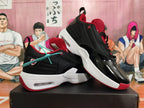 Jordan Black and Red Basketball Sneakers