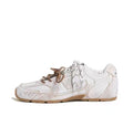 New Balance 550 Low-Top Sneakers in White and Tan