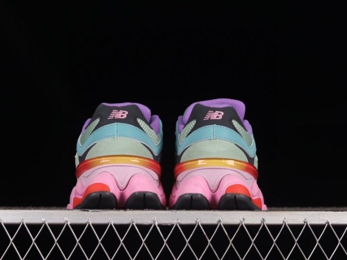 New Balance 9060 WRB Sneakers in Mint and Pink