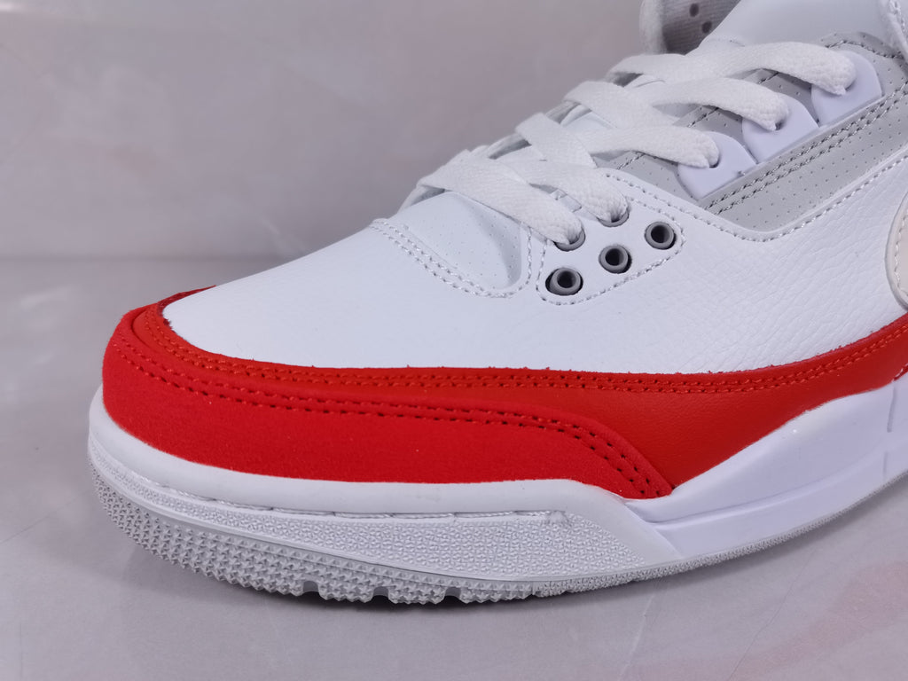 Jordan Air Jordan 3 Retro White Red Sneakers