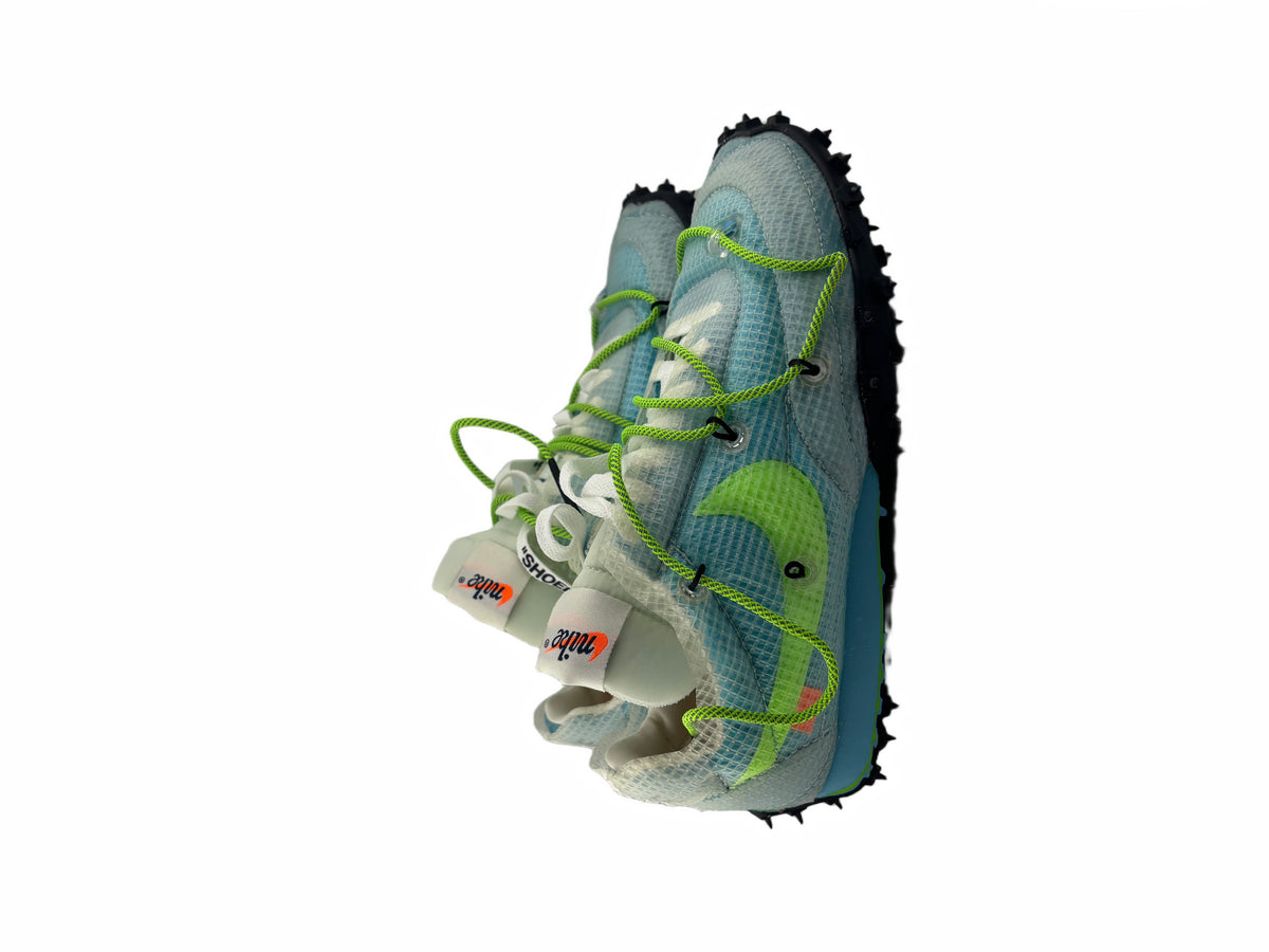Nike Waffle Racer Off-White Vivid Sky (Women's)