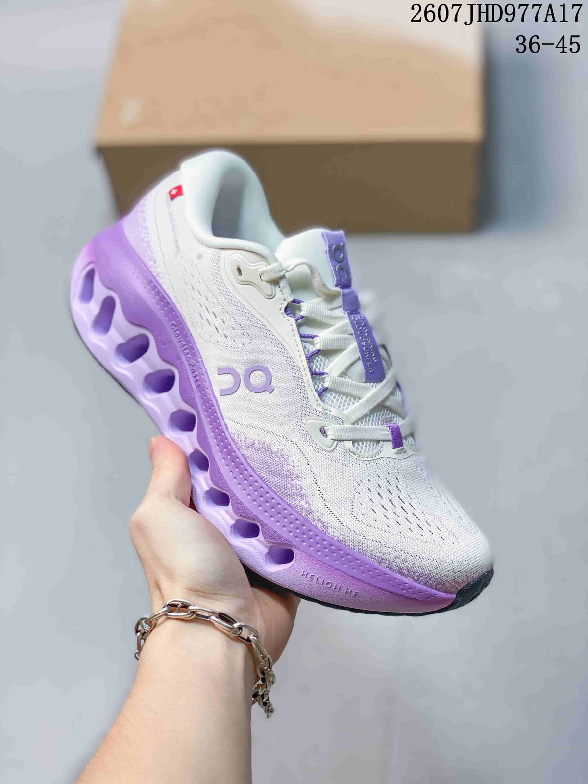 On Cloudtilt Sneakers White with Purple or Orange Accents