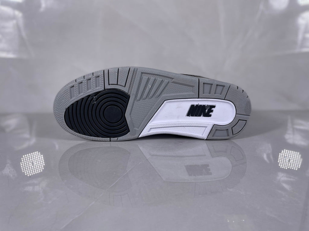 Air Jordan 3 Retro Black and Grey Sneakers