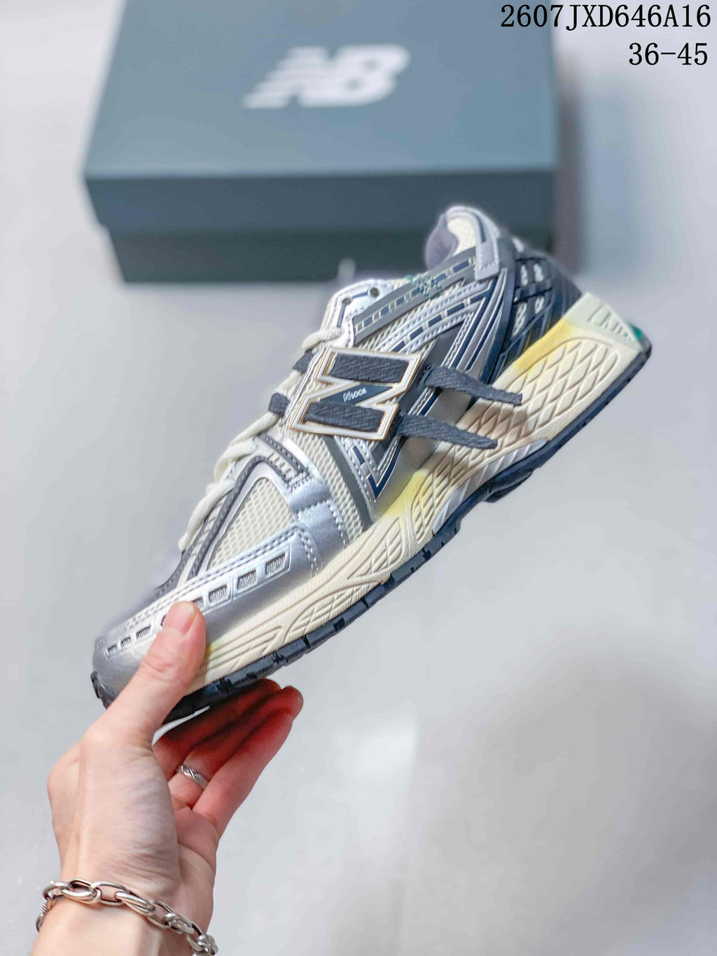New Balance 1906A Gray Mesh Lifestyle Sneakers