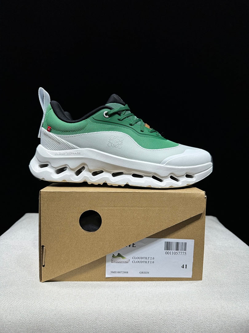 On Cloudtilt 2.0 Green Running-Inspired Sneakers