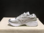 TAP Retro Chunky Sneakers in White and Silver