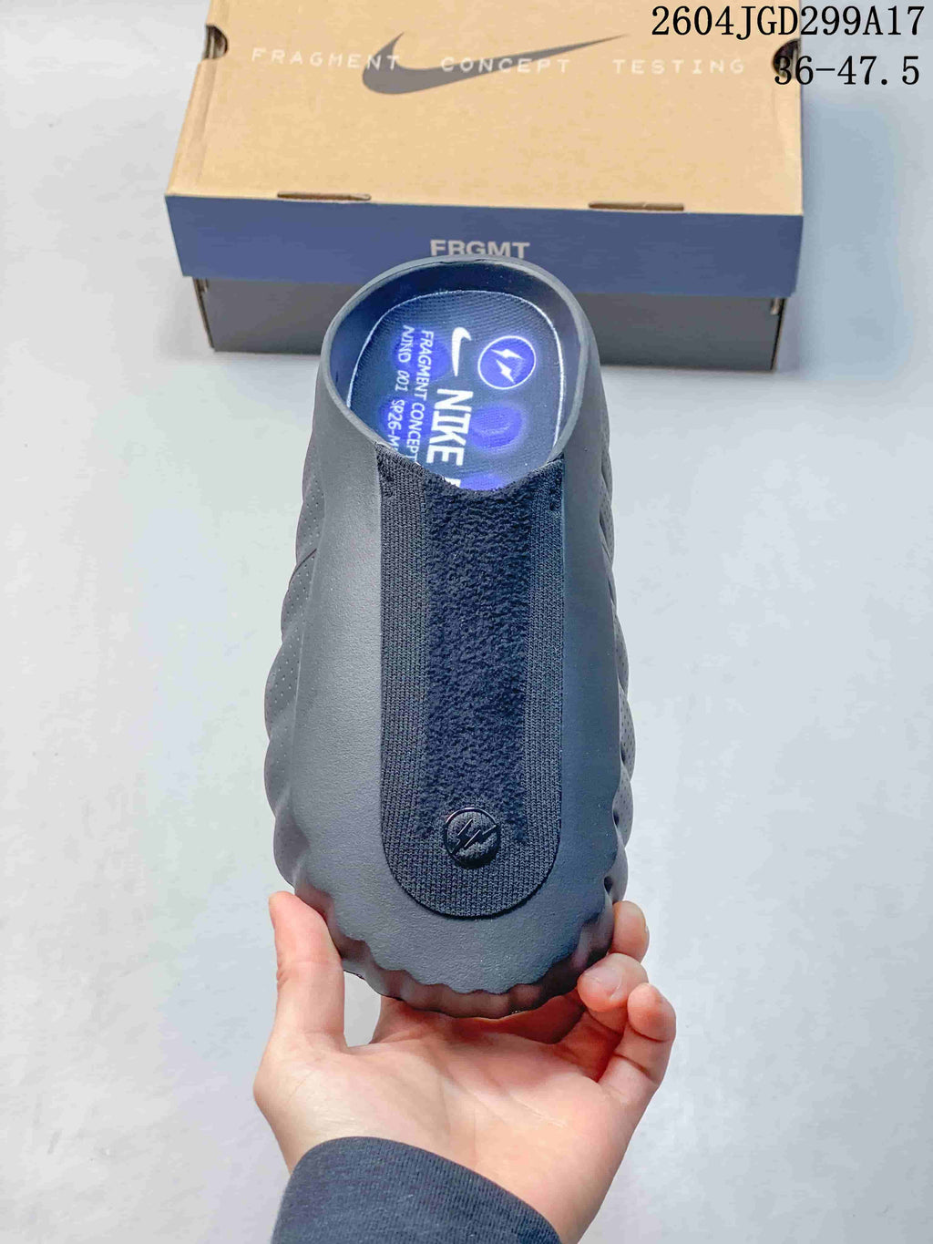Nike Mind 001 Recovery Slide Black Gray