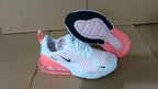 Nike Air Max 270 White and Pink Sneakers