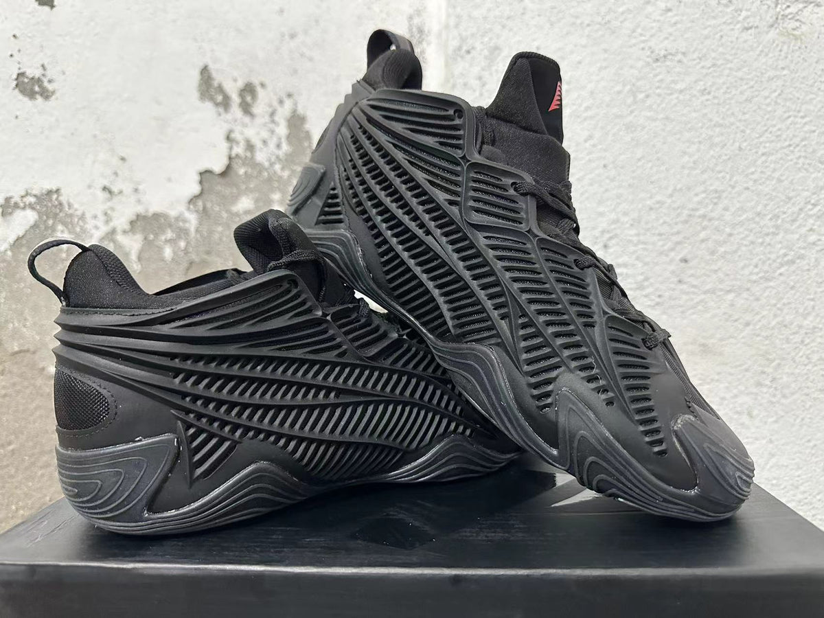 Adidas Black Sneakers with Sculpted Side Panels