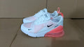 Nike Air Max 270 White and Pink Sneakers