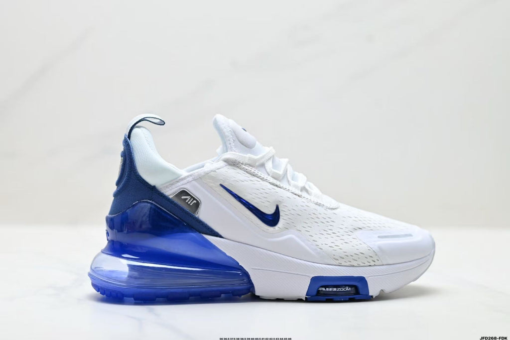 Nike Air Max 270 White and Blue Sneakers IO9884-107