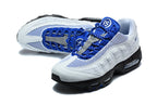 Nike Air Max 95 White and Blue Sneakers