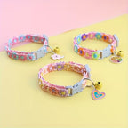 Adjustable Elegant Lace Pet Collar with Pendant