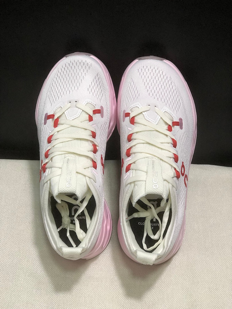 On Cloudsurfer Max Sneakers Ivory Pink